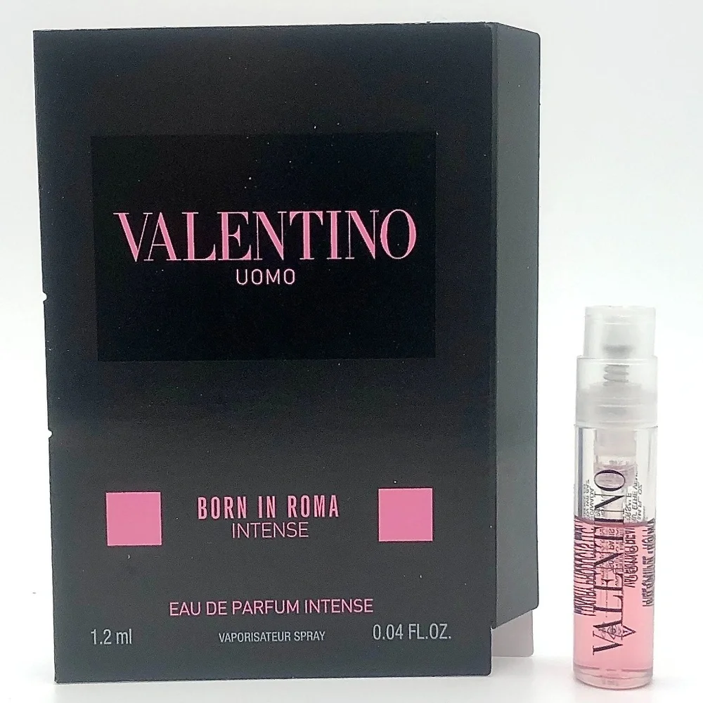 ❤️ 4 for $25 Valentino Uomo Born in Roma Mini Travel Vial NEW